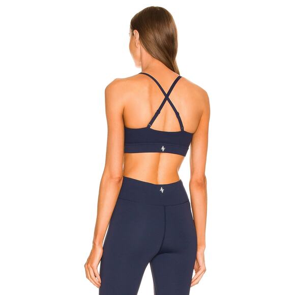 All Access Nyc Strappy Low Impact Bra Ruched Adjustable Dark Navy Size XXS NWT - Picture 4 of 13